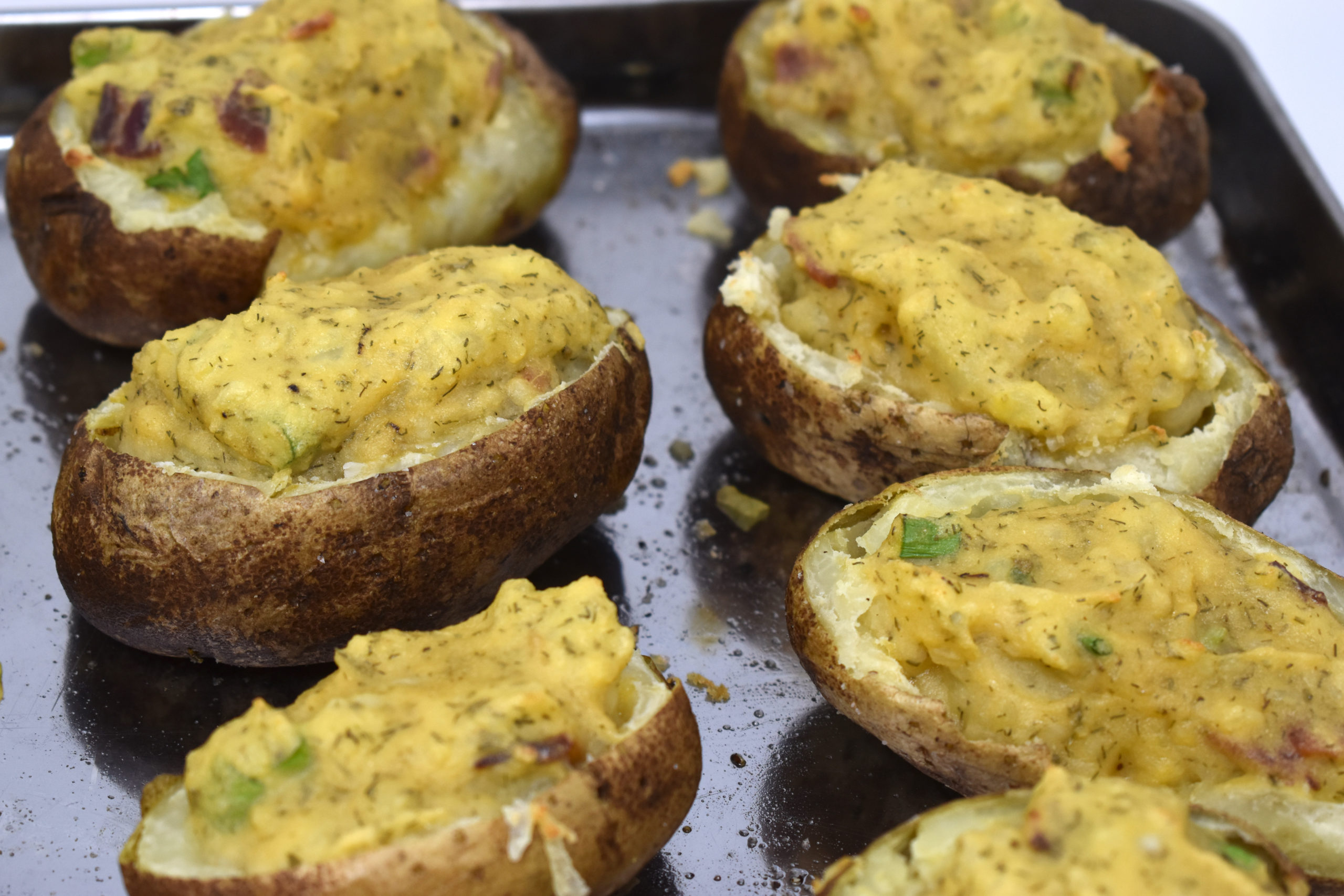Twice Baked Breakfast Potatoes – The Hungry Hungry Hiker